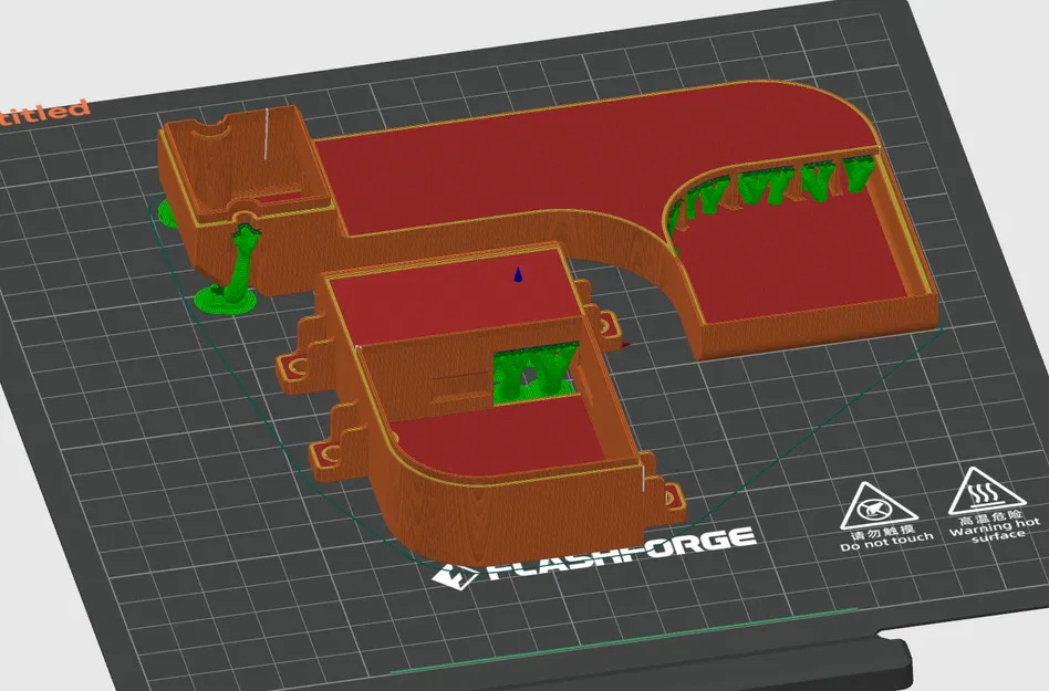 Ống Dẫn Khí Tuần Hoàn Flashforge Adventurer 5M - Khung Quạt 5015 - Image 8