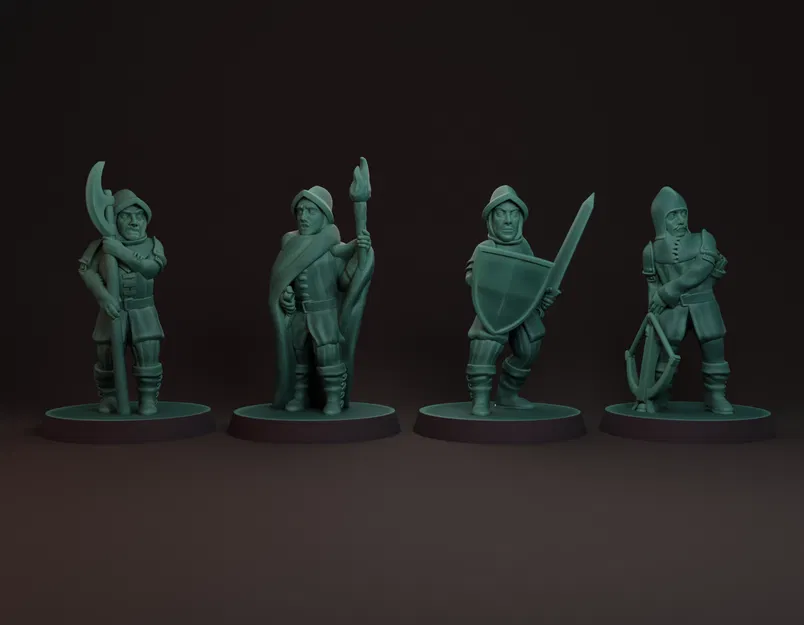 Vệ Binh Thành Phố In FDM Không Cần Hỗ Trợ - Image 1