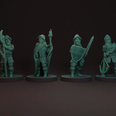 Vệ Binh Thành Phố In FDM Không Cần Hỗ Trợ