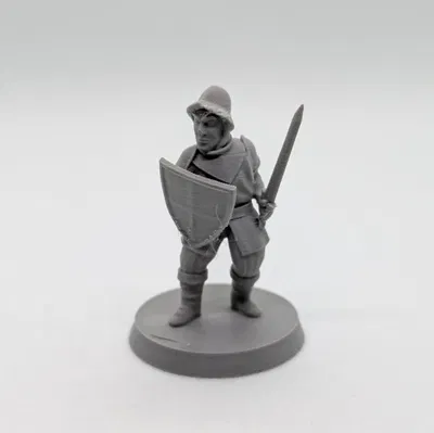 Vệ Binh Thành Phố In FDM Không Cần Hỗ Trợ