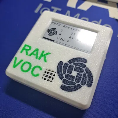 RAK WisBlock IAQ Sensor With Display V2 - Vỏ Cảm Biến Chất Lượng Không Khí