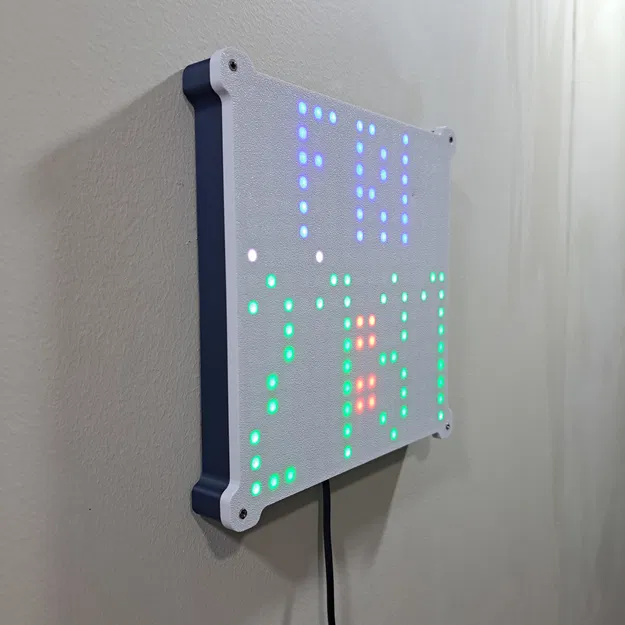 WisBlock RAK14012 - Đồng hồ treo tường ma trận 16x16 cập nhật giờ qua WiFi - Image 2