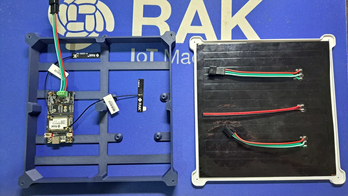 WisBlock RAK14012 - Đồng hồ treo tường ma trận 16x16 cập nhật giờ qua WiFi - Image 5