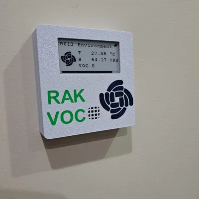 Vỏ Cảm Biến Chất Lượng Không Khí Trong Nhà RAKwireless WisBlock Có Màn Hình