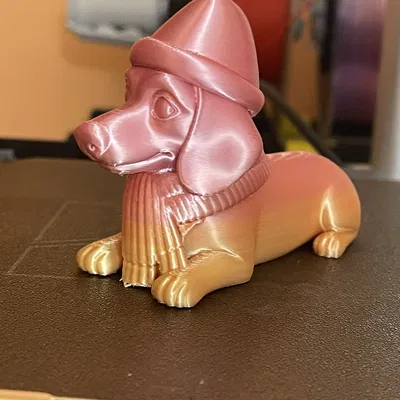Mô Hình Chú Chó Dachshund Phong Cách Lễ Hội – Hoạt Hình
