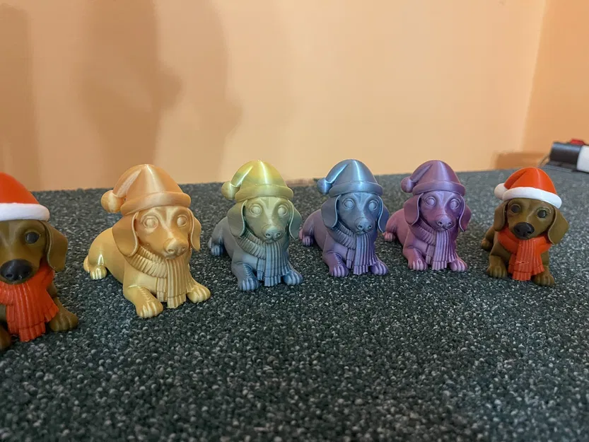 Mô Hình Chú Chó Dachshund Phong Cách Lễ Hội – Hoạt Hình - Image 5