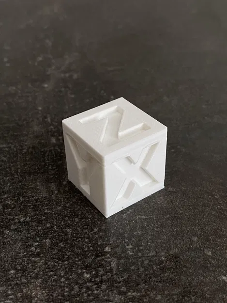 Khối Lập Phương Kiểm Tra XYZ 25x25x25mm - Image 1