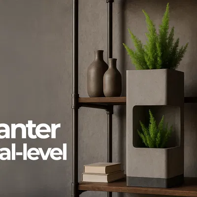 Chậu Cây 2 Tầng