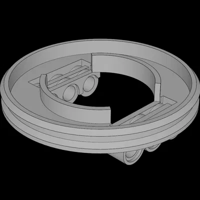 Đế Bàn Xoay Lego Technic Tương Thích (18939.dat) 60 Răng