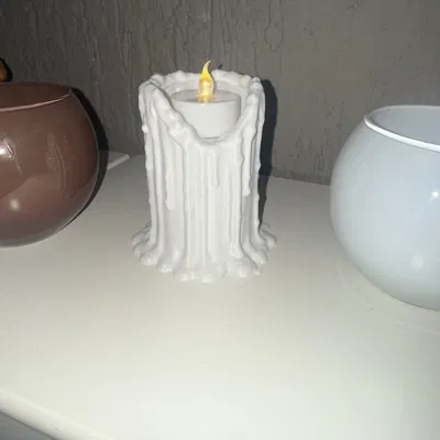 Đui Đèn LED Hình Nến Tan Chảy