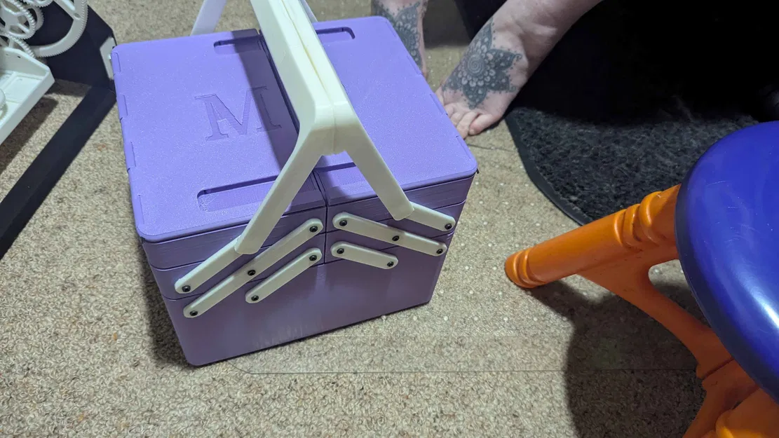 Hộp Đựng Đồ/May Vá Kiểu Cần Cẩu Phiên Bản PLA Thân Thiện - Image 1