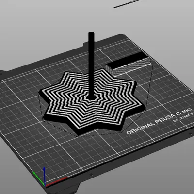 Mô Hình Fidget Sao Đen Trắng Cho MMU3