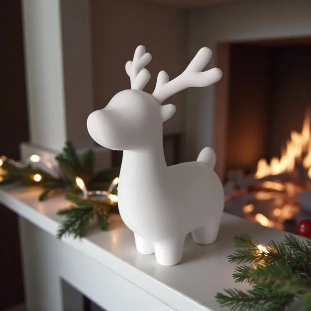 Mô hình tuần lộc trang trí Giáng Sinh tối giản dễ thương - Image 2