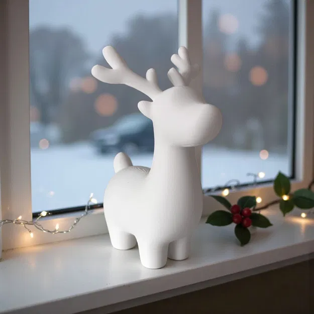 Mô hình tuần lộc trang trí Giáng Sinh tối giản dễ thương - Image 3