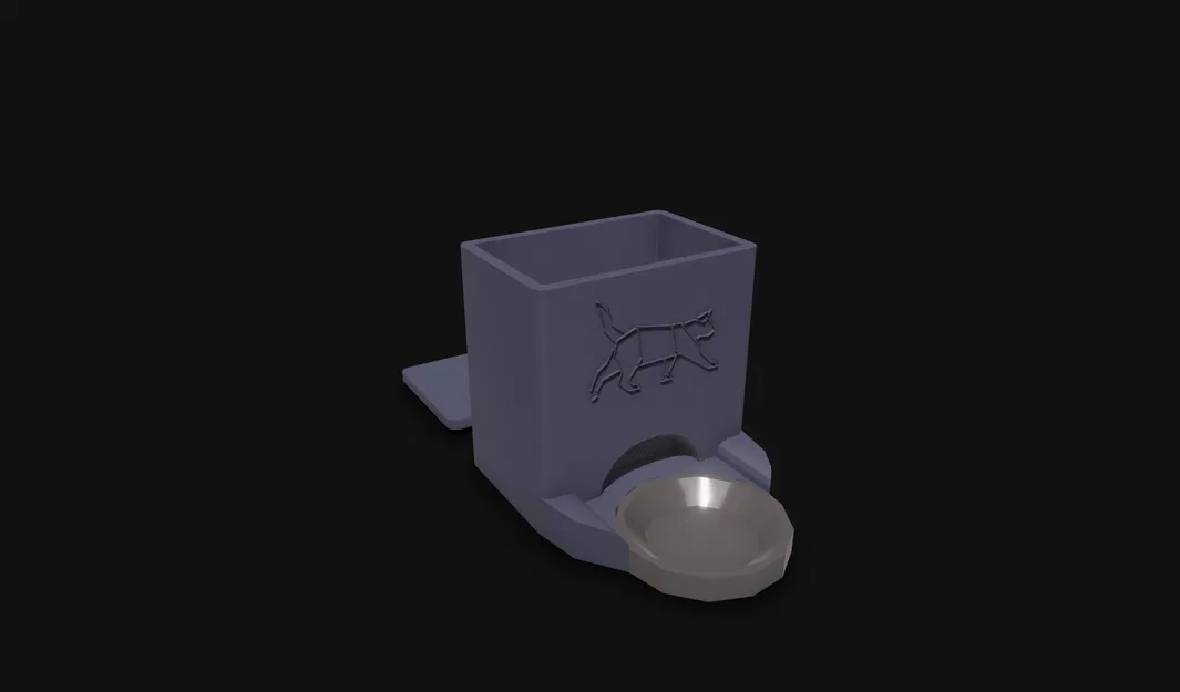 Máy cho mèo ăn/Chén ăn cho mèo, Bộ cấp thức ăn tự động cho mèo - Image 4