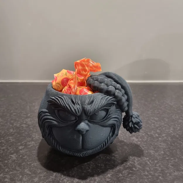 Tô Đựng Kẹo Chủ Đề Grinch Dịp Lễ Hội - Image 2