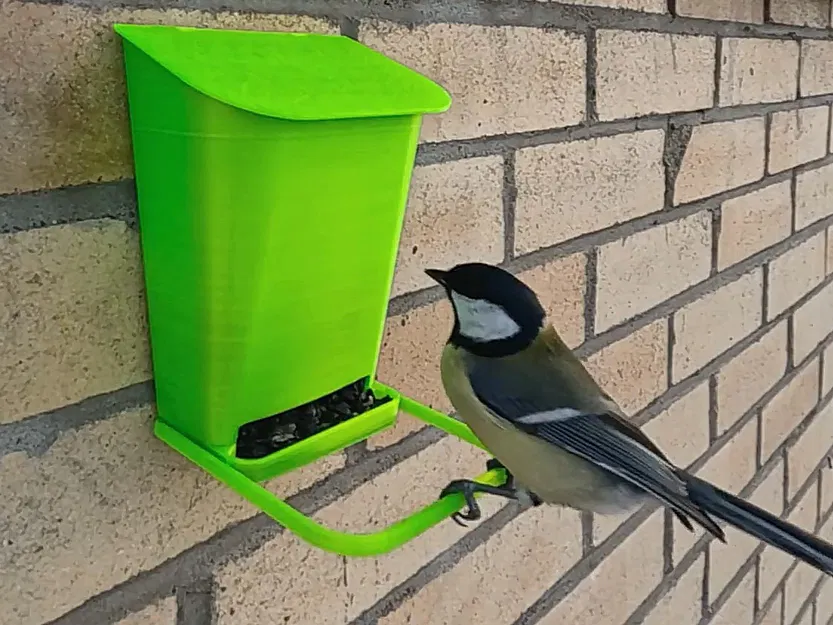 Máng Ăn Chim Gắn Tường - Image 1