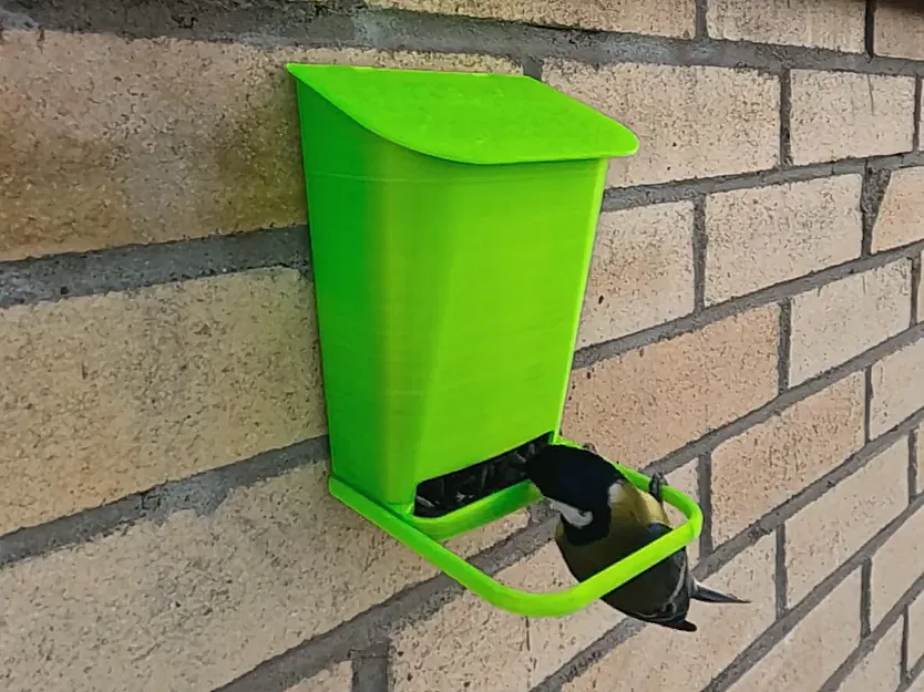 Máng Ăn Chim Gắn Tường - Image 4