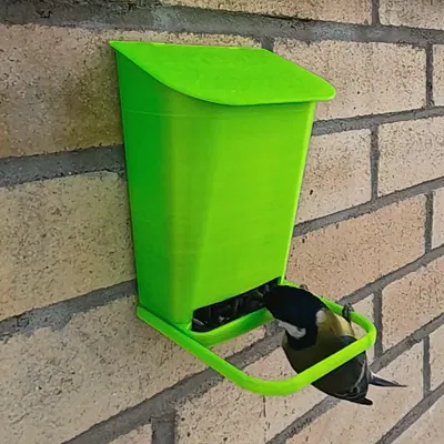 Máng Ăn Chim Gắn Tường