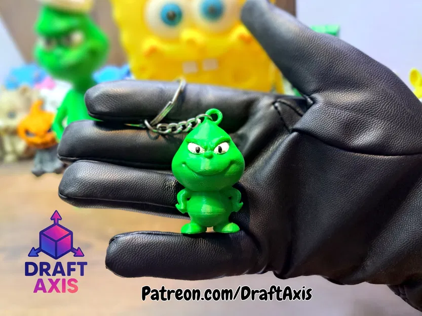 Móc Khoá Grinch - Kẻ Trộm Giáng Sinh Dễ Thương - Image 2