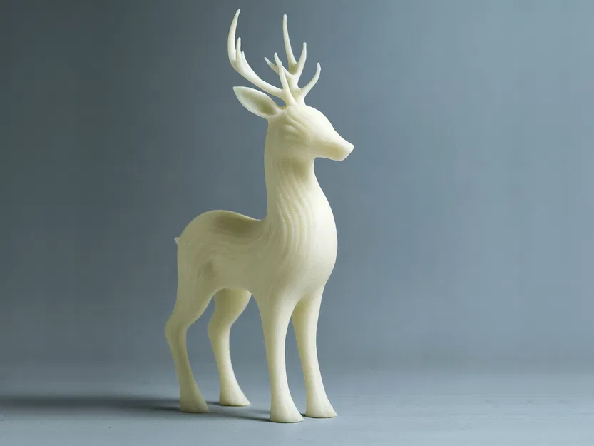 Nai Thanh Lịch - Ông Già Noel Cưỡi! Động Vật Tối Giản - Image 1