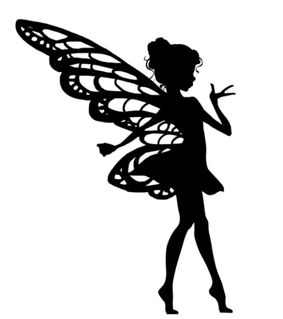 Hình Silhouette Hũ Đèn/Đèn Lồng - Nàng Tiên Cá Ariel và Tiên Nữ - Image 5