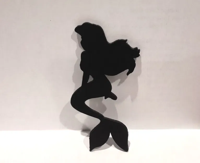 Hình Silhouette Hũ Đèn/Đèn Lồng - Nàng Tiên Cá Ariel và Tiên Nữ - Image 6