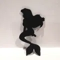 Hình Silhouette Hũ Đèn/Đèn Lồng - Nàng Tiên Cá Ariel và Tiên Nữ - Thumbnail 6