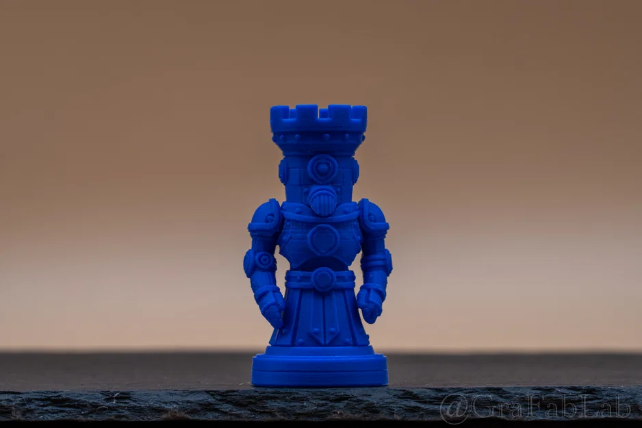 Tượng Xe "Brass Syndicate" - quân cờ vua - Image 3