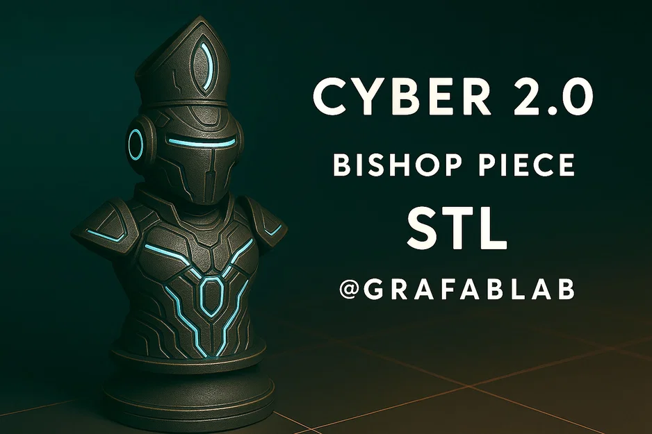 Tượng Cờ Vua Cyber 2.0 "Bishop" - Image 1