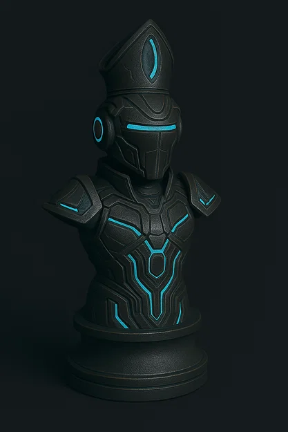 Tượng Cờ Vua Cyber 2.0 "Bishop" - Image 4
