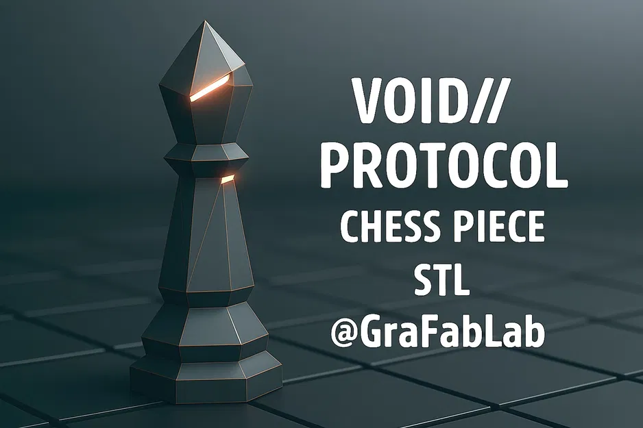 Tượng Cờ Vua "VOID//Protocol "Bishop"" - Image 1