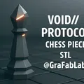 Tượng Cờ Vua "VOID//Protocol "Bishop"" - Thumbnail 1