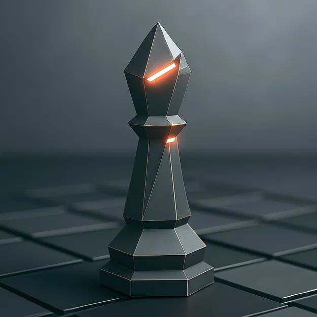 Tượng Cờ Vua "VOID//Protocol "Bishop"" - Image 4