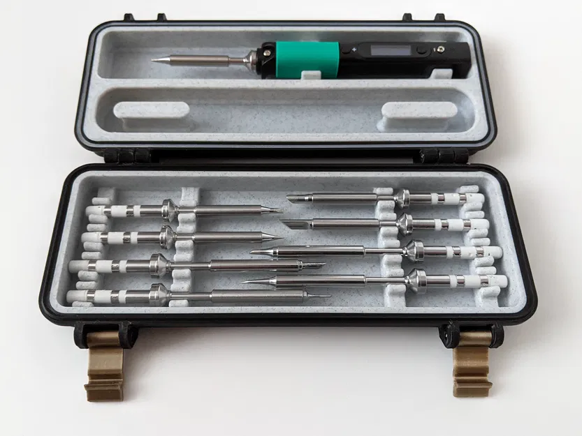 Phần giữ 8 ngòi hàn cho Hộp đựng Pinecil đa mảnh cứng cáp V2 - Image 1