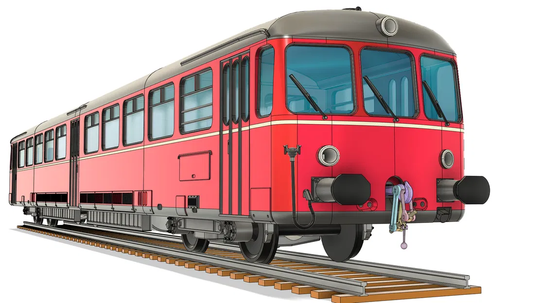Deutsche Bundesbahn ETA150 / br515 Accutriebwagen - Khổ 1 (1:32) - Image 3