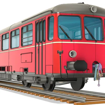 Deutsche Bundesbahn ETA150 / br515 Accutriebwagen - Khổ 1 (1:32)