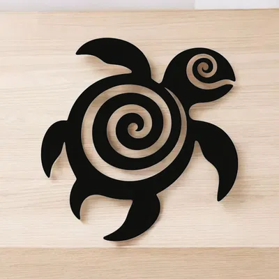 Trang trí tường - Rùa bộ lạc (dày 5 mm)