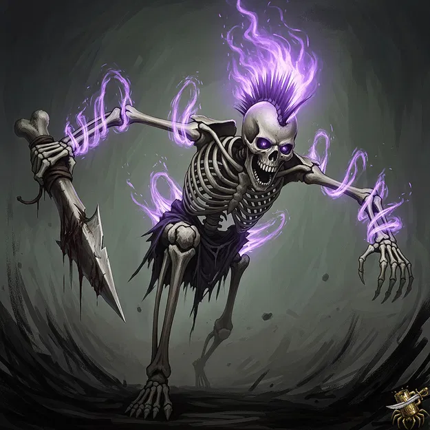 Skeleton Animate - Bộ Sáu Pháp Sư Wytch - Image 2