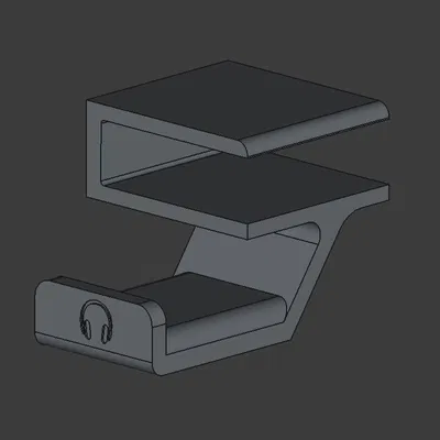 Giá đỡ tai nghe/headset gắn cạnh bàn làm việc