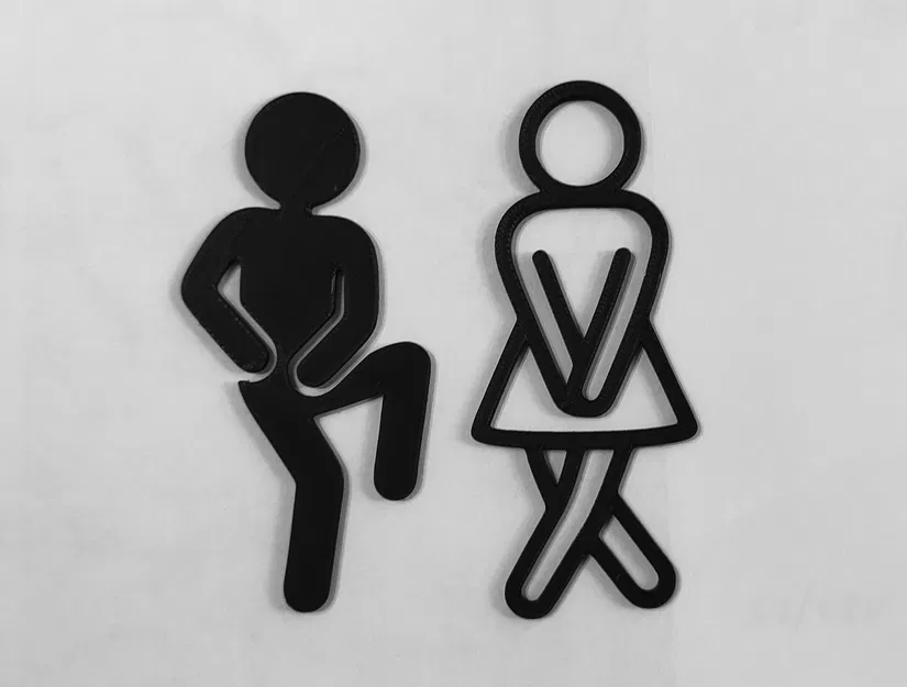 Móc Treo Cửa “WC” Vui Nhộn - Image 1