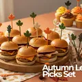 Bộ Xiên Thức Ăn Hình Lá Mùa Thu - Thumbnail 1