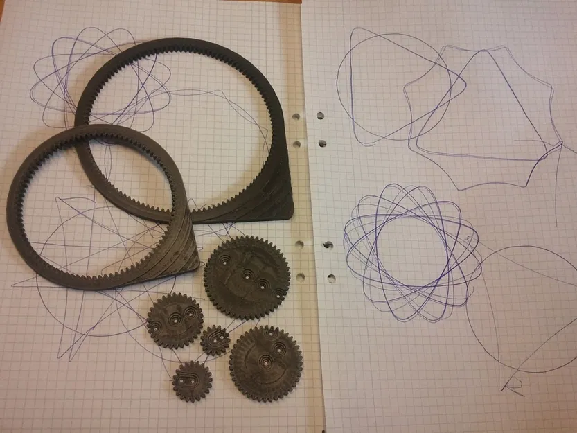 Gear Draw - Đồ chơi vẽ hoa văn - Image 1