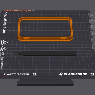 Viền (Bezel) và Bút cảm ứng cho AD5X