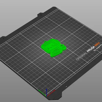 Móc Khóa Máy Tính Dễ Thương