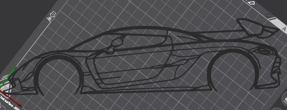 Nghệ Thuật Treo Tường Koenigsegg Jesko 2021 - Image 2