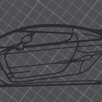 Nghệ Thuật Treo Tường Koenigsegg Jesko 2021