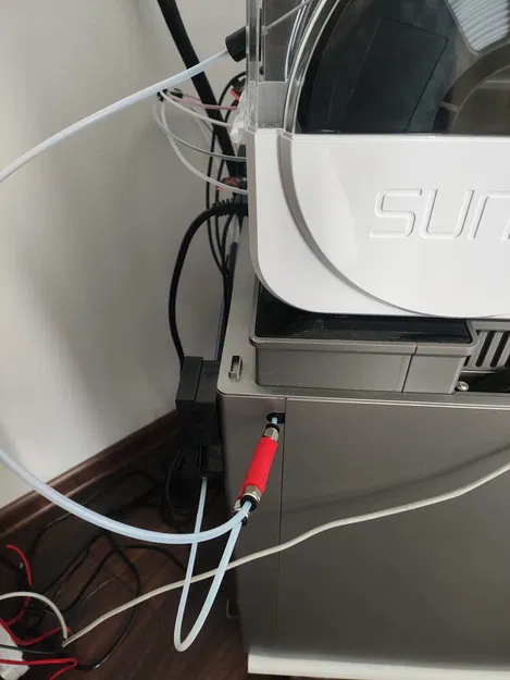 Bộ chia Y Bowden cho Qidi Box (AMS) , PC4-M6 - Image 2