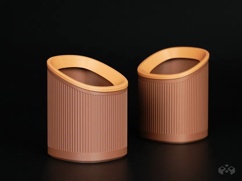 Thùng Rác Để Bàn SUTTO - Thiết Kế Gân - Image 3