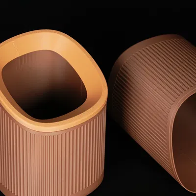 Thùng Rác Để Bàn SUTTO - Thiết Kế Gân